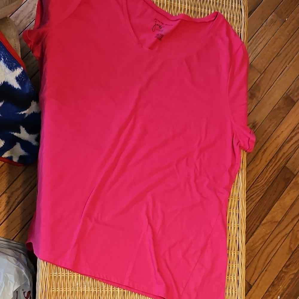 Just My Size Bright Pink Tee